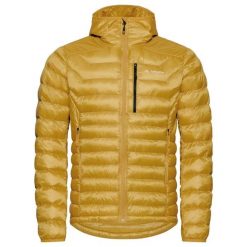 Kurtka z kapturem VAUDE Batura. Żółte kurtki sportowe męskie Vaude, na zimę, l, bez wzorów, z hardshellu, trekkingowe. Za 1,075.75 zł.