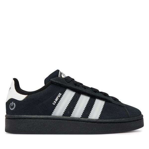 Sneakersy adidas. Czarne trampki i tenisówki chłopięce Adidas, bez wzorów, bez zapięcia. Za 314.99 zł.