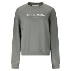 Bluza damska Athlecia Atkins. Niebieskie bluzy damskie Athlecia, l, bez wzorów, bez kaptura, na fitness i siłownię. Za 215.50 zł.