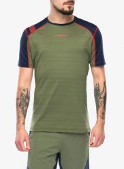 Koszulka szybkoschnąca La Sportiva Sunfire T-Shirt. Zielone t-shirty męskie La Sportiva, s, bez wzorów, z elastanu, bez kołnierzyka. Za 208.99 zł.