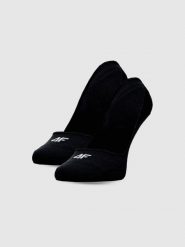 4F Skarpetki casual niewidoczne (2-pack) damskie - czarne 35-38. Czarne skarpety damskie 4f, bez wzorów, z bawełny. Za 39.99 zł.