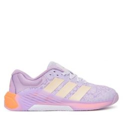 Buty na siłownię adidas. Fioletowe obuwie sportowe damskie Adidas, bez wzorów, na fitness i siłownię. Za 569.99 zł.