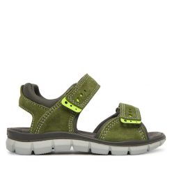 Sandały Primigi. Zielone sandały chłopięce Primigi, bez zapięcia. Za 209.99 zł.