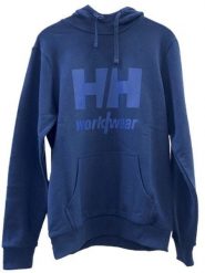 HELLY HANSEN Logo Hoodie, blue M. Niebieskie bluzy męskie Helly Hansen, m, bez wzorów, bez kaptura. Za 188.87 zł.