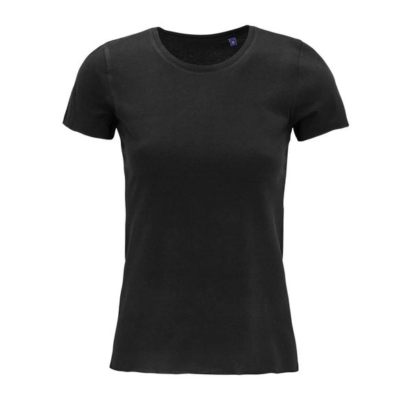 Koszulka damska Sol's Leonard. Czarne t-shirty damskie SOL'S, l, bez wzorów, z bawełny, bez kołnierzyka. Za 75.00 zł.