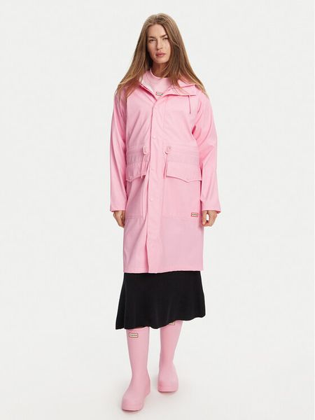 Hunter Parka Janna HARW0021242 Różowy Regular Fit. Czerwone kurtki damskie Hunter, m, bez wzorów, z syntetyku, bez kaptura. Za 319.99 zł.