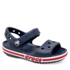 Sandały Crocs. Niebieskie sandały chłopięce Crocs, bez zapięcia. Za 139.99 zł.