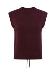 Noisy May Sweter - NMNola Kobiety czerwony, M. Czerwone swetry damskie Noisy may, m, bez wzorów, z dzianiny, bez kołnierzyka, bez ramiączek, bez kaptura. Za 119.95 zł.