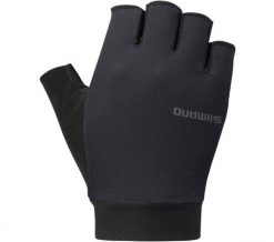 Rękawiczki rowerowe EXPLORER, czarne. Czarne rękawiczki męskie Shimano, na lato, bez wzorów, z elastanu. Za 130.35 zł.