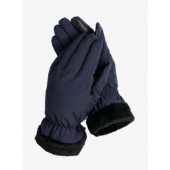 Rękawiczki damskie Jack Wolfskin Highloft Glove. Niebieskie rękawiczki damskie Jack Wolfskin, bez wzorów, sportowe. Za 189.99 zł.