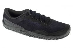 Buty do biegania damskie, Vapor Glove 7. Czarne obuwie sportowe damskie Merrell, bez wzorów, z materiału, do biegania. Za 399.99 zł.