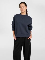 Bluza damska Hummel Foundation. Brązowe bluzy damskie Hummel, l, z aplikacjami, z bawełny, bez kaptura, na fitness i siłownię. Za 228.50 zł.