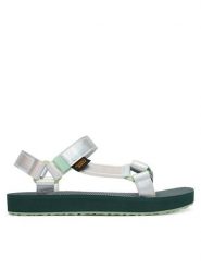 Teva Sandały Original Universal Shine 1173895C Srebrny. Szare sandały dziewczęce Teva, z materiału, bez zapięcia. Za 229.99 zł.