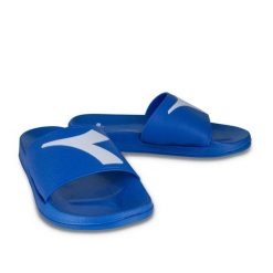 Klapki DIADORA CRAWL BOX. Niebieskie klapki damskie Diadora, bez wzorów. Za 39.99 zł.