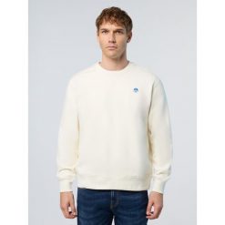 Bluza polarowa NORTH SAILS CREWNECK SWEATSHIRT Biały. Białe bluzy męskie North Sails, m, bez wzorów, z polaru, bez kaptura. Za 363.66 zł.