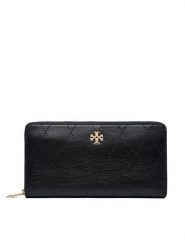 Tory Burch Portfel Charlie 186047 Czarny. Czarne portfele damskie Tory Burch, bez wzorów, ze skóry. Za 1,424.00 zł.