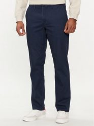 Jack & Jones Chinosy Dave 12212930 Granatowy Regular Fit. Niebieskie eleganckie spodnie męskie Jack & Jones, m, bez wzorów, z bawełny. Za 89.99 zł.