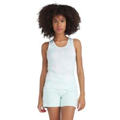 Damski podkoszulek Chic Boxing. Niebieskie obuwie sportowe damskie LEONE 1947 APPAREL, bez wzorów, na fitness i siłownię. Za 82.10 zł.