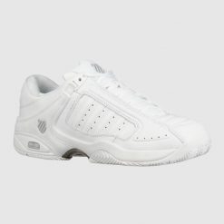 Buty do tenisa damskie K-Swiss Defier Rs Allcourt. Białe obuwie sportowe damskie K-SWISS, bez wzorów, z materiału, tenisowe. Za 632.00 zł.
