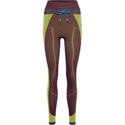 Legginsy bezszwowe dla kobiet Hummel. Czerwone legginsy sportowe damskie Hummel, bez wzorów. Za 211.50 zł.