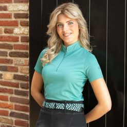 Damska koszulka do jazdy konnej Harry's Horse Trendy. Niebieskie t-shirty damskie HARRYS HORSE, l, bez wzorów, z bawełny, eleganckie, bez kołnierzyka. Za 188.00 zł.