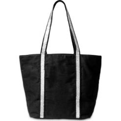 Torba shopper z cekinami bonprix czarno-ciemny srebrny kolor. Torebki shopper damskie marki bonprix. Za 37.99 zł.