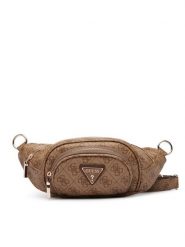 Guess Nerka Latona Travel TWHB92 11080 Brązowy. Brązowe torebki do ręki damskie Guess, z aplikacjami, ze skóry, bez dodatków. Za 549.99 zł.