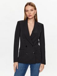 Liu Jo Marynarka MF3113 T7896 Czarny Regular Fit. Czarne żakiety damskie Liu Jo, bez wzorów, z syntetyku. Za 699.99 zł.