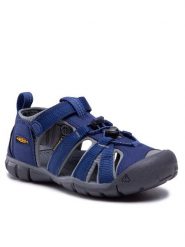 Keen Sandały Seacamp II Cnx 1010096 Granatowy. Niebieskie sandały chłopięce Keen, z materiału, bez zapięcia. Za 179.99 zł.