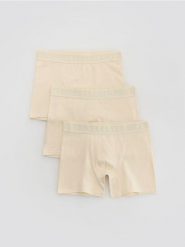 3 pack bokserek Long - kremowy. Białe bokserki męskie Reserved, l, bez wzorów. W wyprzedaży za 45.99 zł.