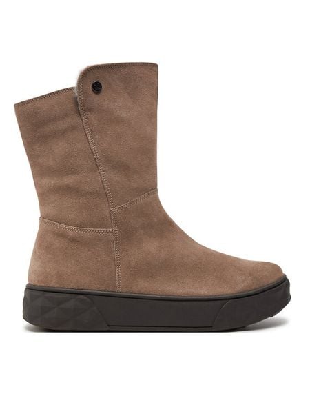 Caprice Botki 9-26403-43 Beżowy. Brązowe botki damskie Caprice, ze skóry, bez obcasa, na płaskiej podeszwie, bez zapięcia. Za 569.99 zł.