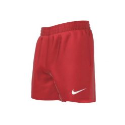 Spodnie do wody chłopięce Nike Essential Lap 4. Czerwone kąpielówki dla chłopców Nike, bez wzorów, krótkie. Za 99.99 zł.