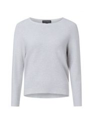 Franco Callegari Sweter z dzianiny Kobiety Bawełna szary, XXL. Szare swetry damskie Franco Callegari, uniwersalny, bez wzorów, z bawełny, eleganckie, bez kołnierzyka, bez ramiączek, bez kaptura. Za 179.95 zł.