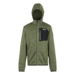 Bluza Polarowa Męska Melanżowy Pełen Suwak Newhill. Zielone bluzy męskie Regatta, l, bez wzorów, z dzianiny, z kapturem. Za 317.99 zł.