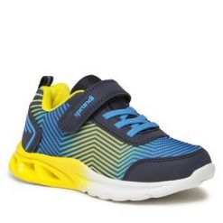 Sneakersy Sprandi. Niebieskie półbuty chłopięce Sprandi, bez wzorów, bez zapięcia. Za 109.99 zł.