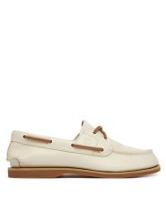 Timberland Mokasyny TB0A2Q9XETD1 Biały. Białe mokasyny damskie Timberland, ze skóry. Za 699.99 zł.