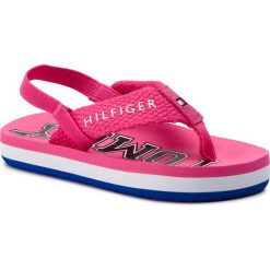 Sandały TOMMY HILFIGER - Varsity Print Flip Flop T1A2-30198-0058 Fuchsia 313. Sandały dziewczęce Tommy Hilfiger. Za 119.00 zł.