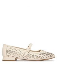 Caprice Baleriny 9-22511-46 Beżowy. Brązowe baleriny damskie Caprice, bez wzorów, ze skóry, bez obcasa. Za 275.99 zł.