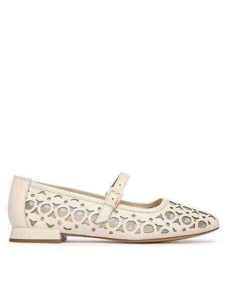 Caprice Baleriny 9-22511-46 Beżowy. Brązowe baleriny damskie Caprice, bez wzorów, ze skóry, bez obcasa. Za 250.99 zł.