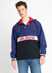 LEE ANORAK MĘSKA KURTKA PRZEJŚCIOWA Z KAPTUREM BLUEPRINT L87GYQLH 112122913. Kurtki męskie Lee, l, bez wzorów, z kapturem. Za 369.99 zł.
