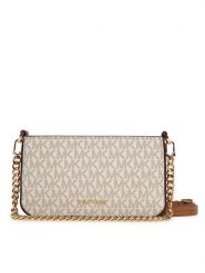 MICHAEL Michael Kors Torebka Bryant Small 32S5GYTU0B Beżowy. Brązowe listonoszki damskie MICHAEL Michael Kors, bez wzorów, ze skóry, bez dodatków. Za 619.99 zł.