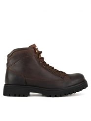 Hunter Trapery CHESTER-03 MI08 Brązowy. Brązowe śniegowce i trapery męskie Hunter, ze skóry, bez zapięcia. Za 449.99 zł.