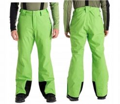 Spodnie narciarskie dla mężczyzn Dare2b. Zielone spodnie snowboardowe męskie Dare 2b, m, bez wzorów, z materiału, narciarskie. Za 279.99 zł.
