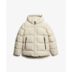 Damska kurtka puchowa Superdry Sports. Brązowe kurtki damskie Superdry., m, bez wzorów, z puchu, z kapturem. Za 632.40 zł.