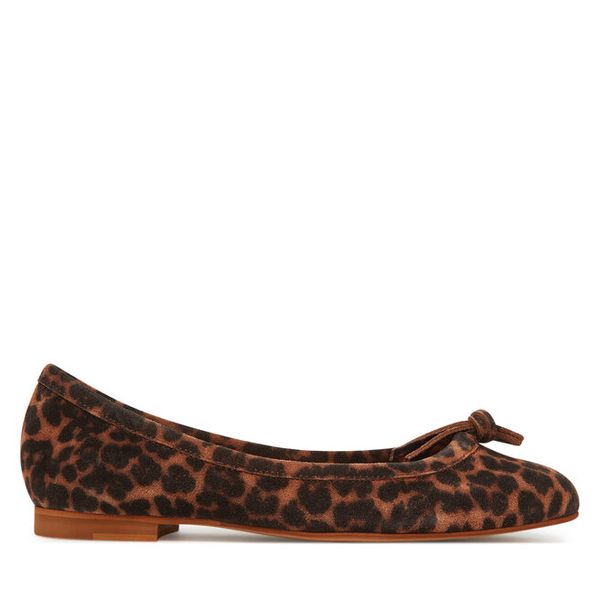 Baleriny Balagan. Brązowe baleriny damskie BALAGAN, bez wzorów, bez obcasa. Za 389.99 zł.