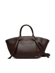 Guess Torebka Allegra HWBG22 37060 Brązowy ciemny. Brązowe torebki do ręki damskie Guess, z aplikacjami, ze skóry, bez dodatków. Za 634.99 zł.