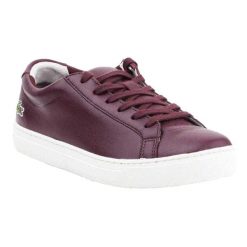 Damskie Skórzane Buty Sportowe. Fioletowe obuwie sportowe damskie Lacoste, trekkingowe. Za 702.99 zł.