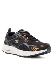 Skechers Sneakersy GO RUN CONSISTENT 220034 BKOR Czarny. Czarne buty sportowe męskie Skechers, z materiału, bez zapięcia. Za 219.99 zł.
