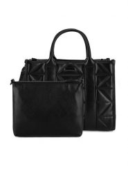 Gino Rossi Torebka WENDY-02 Czarny. Czarne torebki do ręki damskie Gino Rossi, bez wzorów, z tworzywa sztucznego, bez dodatków. Za 195.99 zł.