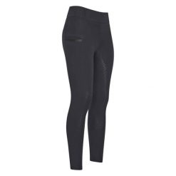 Damskie legginsy jeździeckie z pełną przyczepnością Imperial Riding Shiny Sparks. Czarne legginsy damskie IMPERIAL RIDING, bez wzorów, z materiału. Za 502.50 zł.